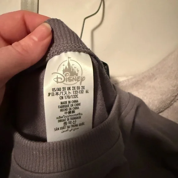 Disney Shirt - Purplish Gray with Pink Castle Design - Picture 4 of 4